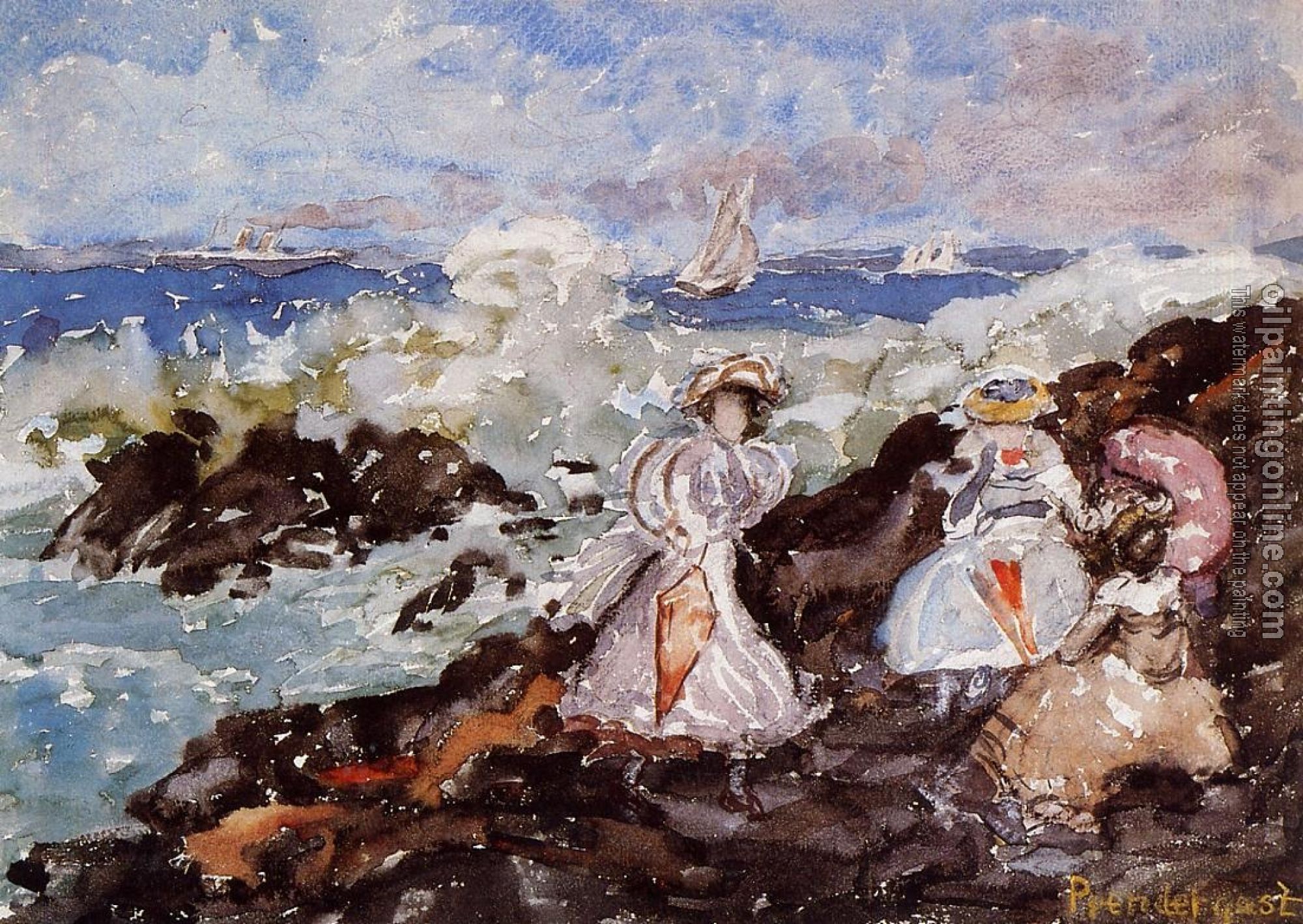 Prendergast, Maurice Brazil - Surf, Cohasset